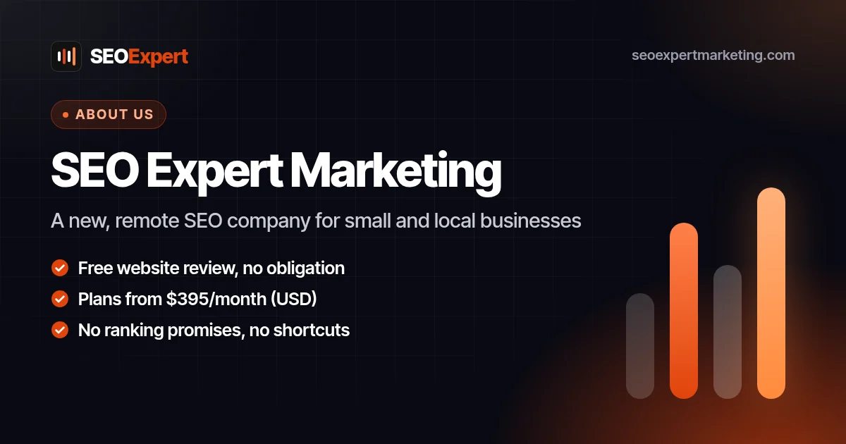 About Us: A New SEO Company for Small Business Owners: A new, remote SEO company for small and local businesses