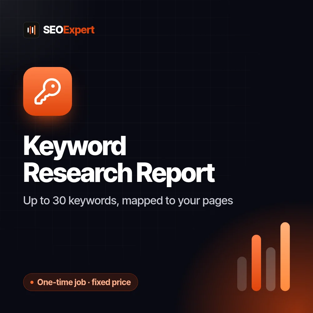 Keyword research report