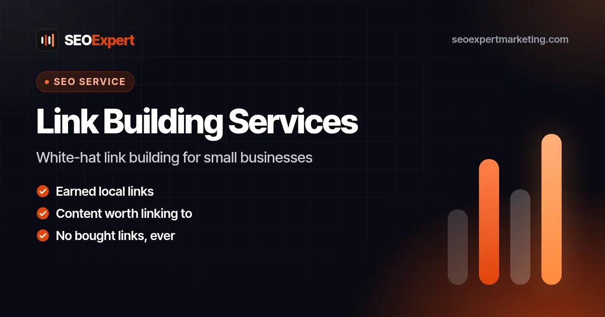 Link Building Services: White-Hat Only: White-hat link building for small businesses