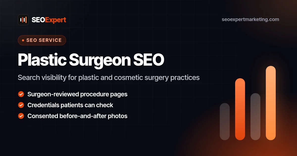 Plastic Surgeon SEO for Independent Cosmetic Surgery Practices: Search visibility for plastic and cosmetic surgery practices