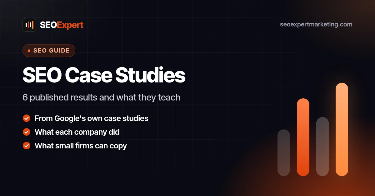 SEO Case Studies: 6 Published Results and What They Teach: 6 published results and what they teach