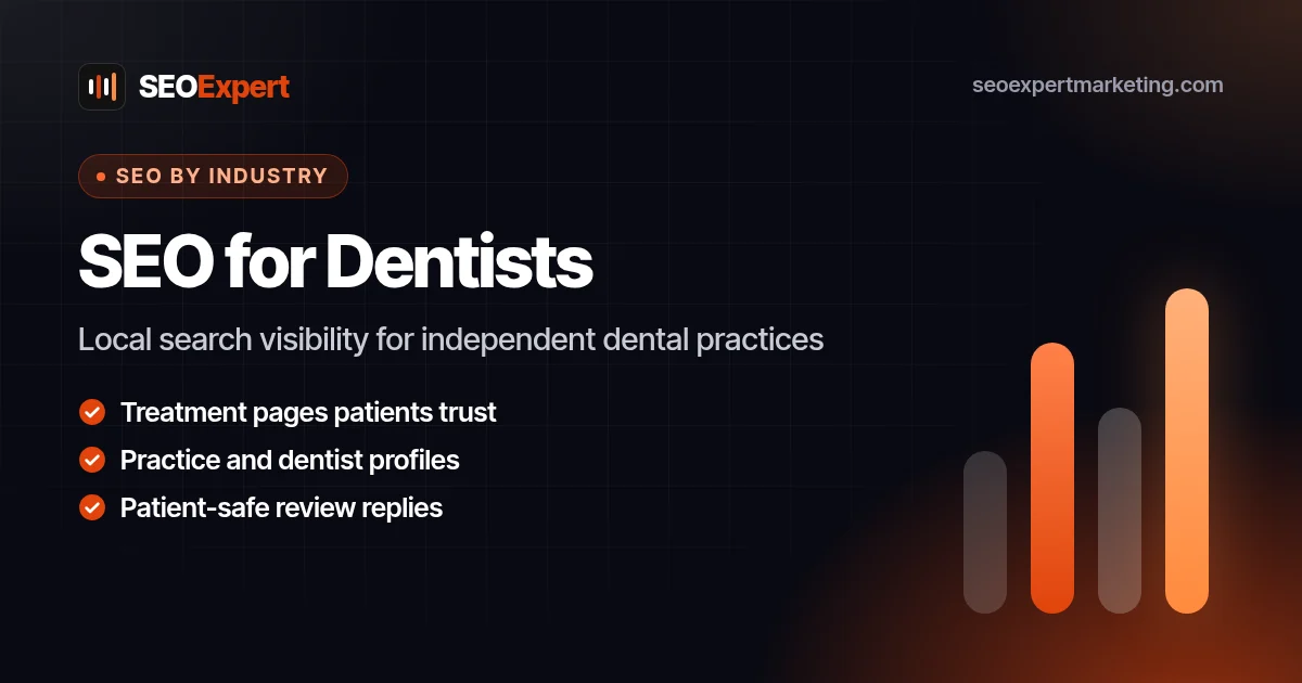 SEO for Dentists: Help Local Patients Find Your Practice: Local search visibility for independent dental practices