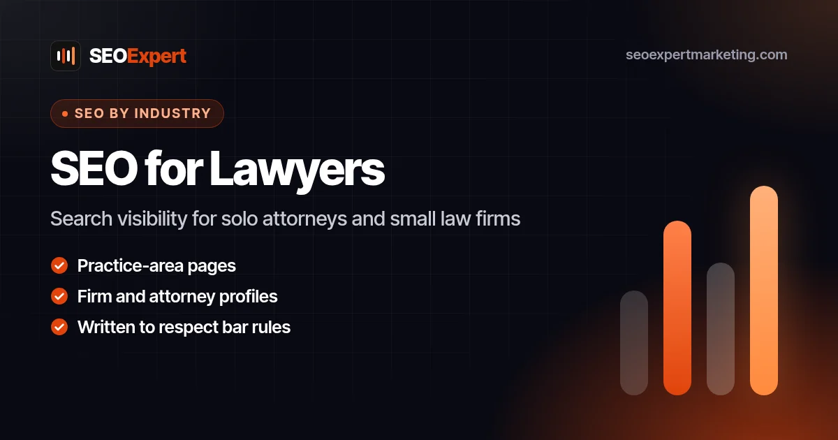 SEO for Lawyers: How Small Law Firms Get Found by Local Clients: Search visibility for solo attorneys and small law firms