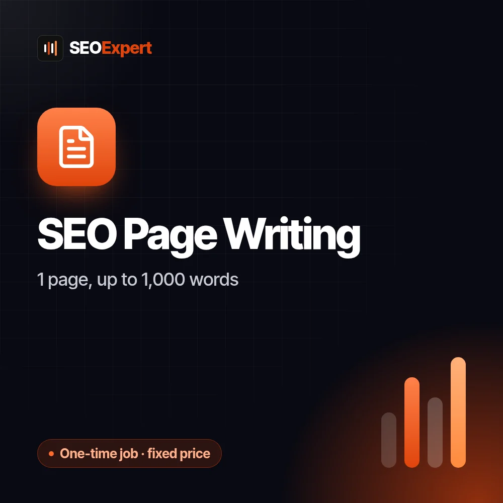 SEO page writing