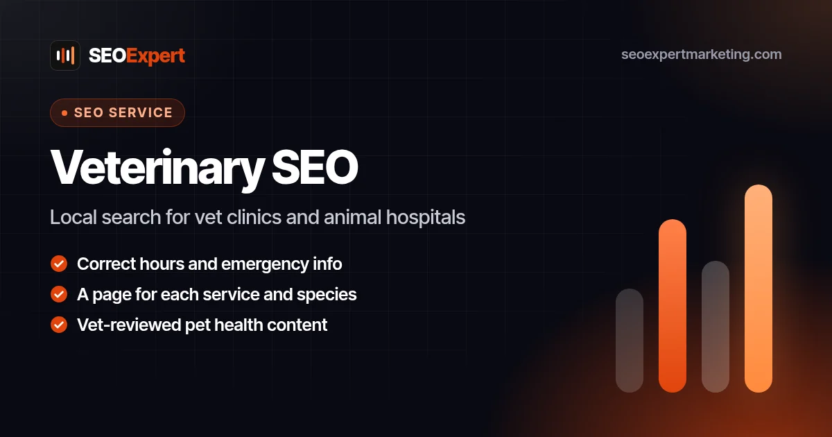 Veterinary SEO for Independent Vet Clinics: Local search for vet clinics and animal hospitals