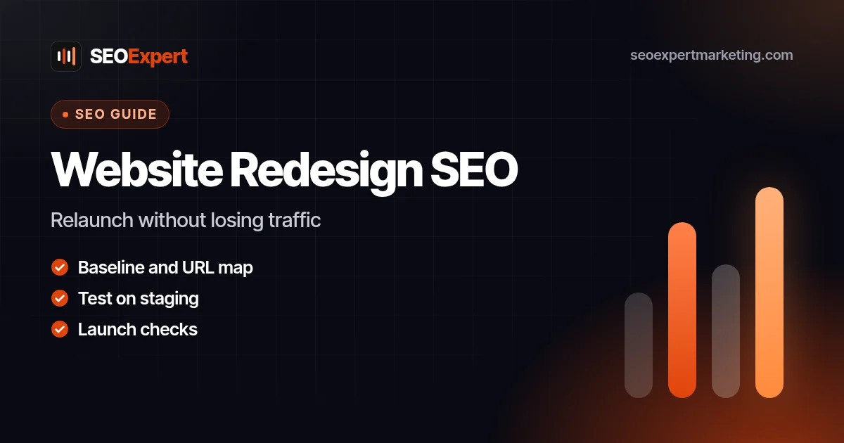 Website Redesign Without Losing SEO: An 8-Step Checklist: Relaunch without losing traffic